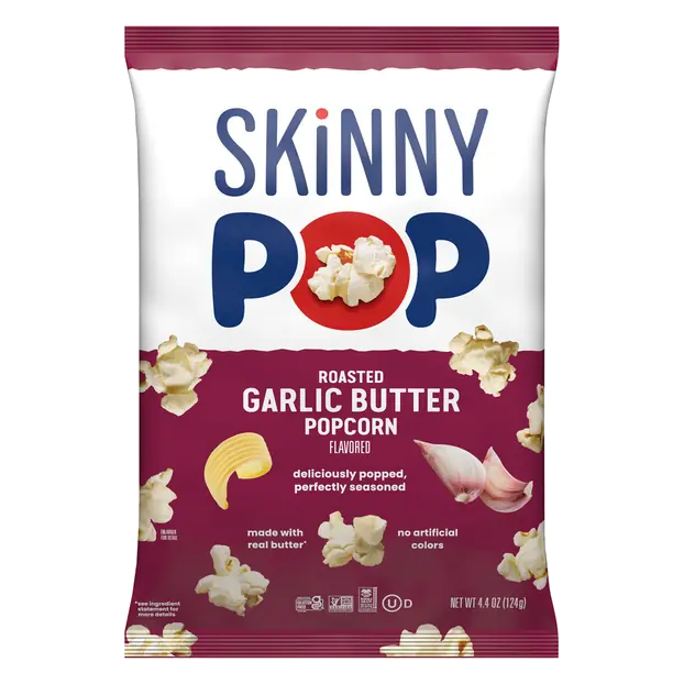 Gluten Free Roasted Garlic Butter Popcorn