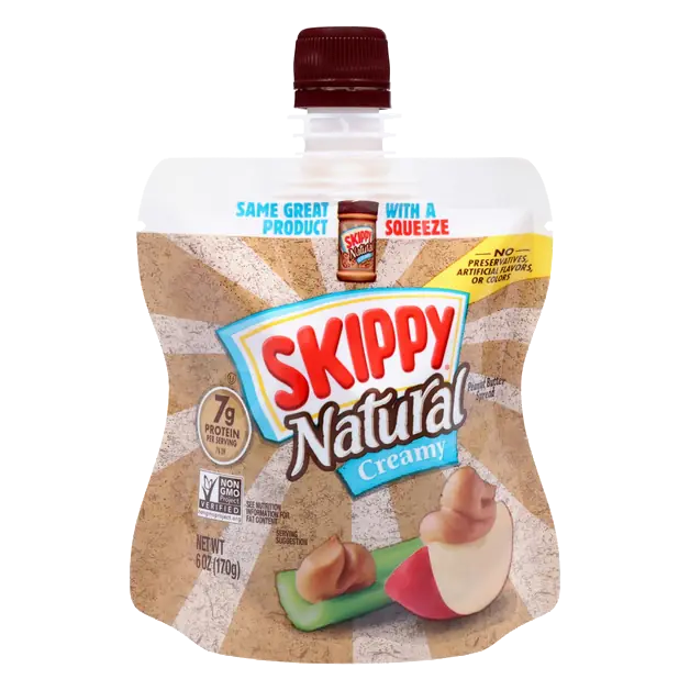 Natural Creamy Peanut Butter Spread Squeeze