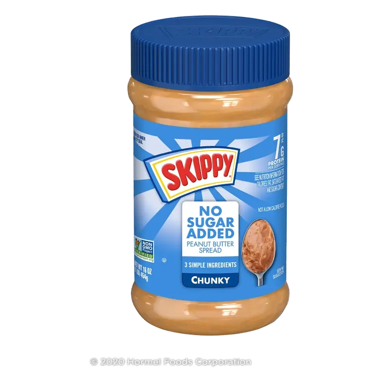 No Sugar Added Chunky Peanut Butter Spread