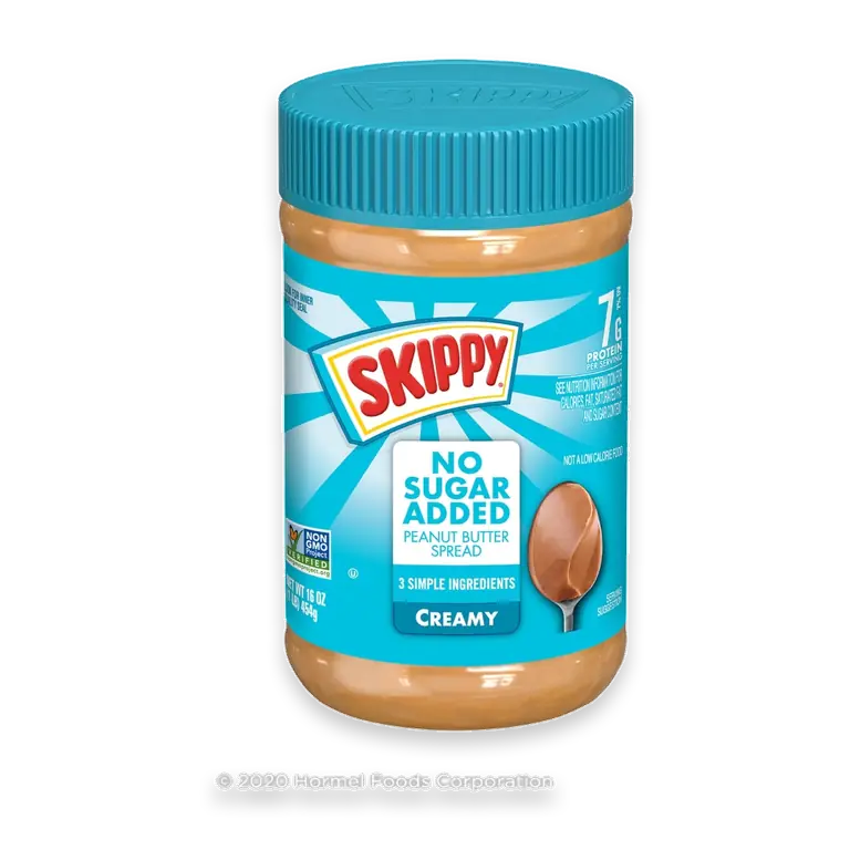 No Sugar Added Creamy Peanut Butter