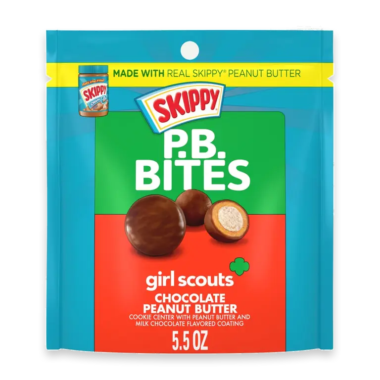 PB Bites Girl Scout Chocolate Peanut Butter Snacks