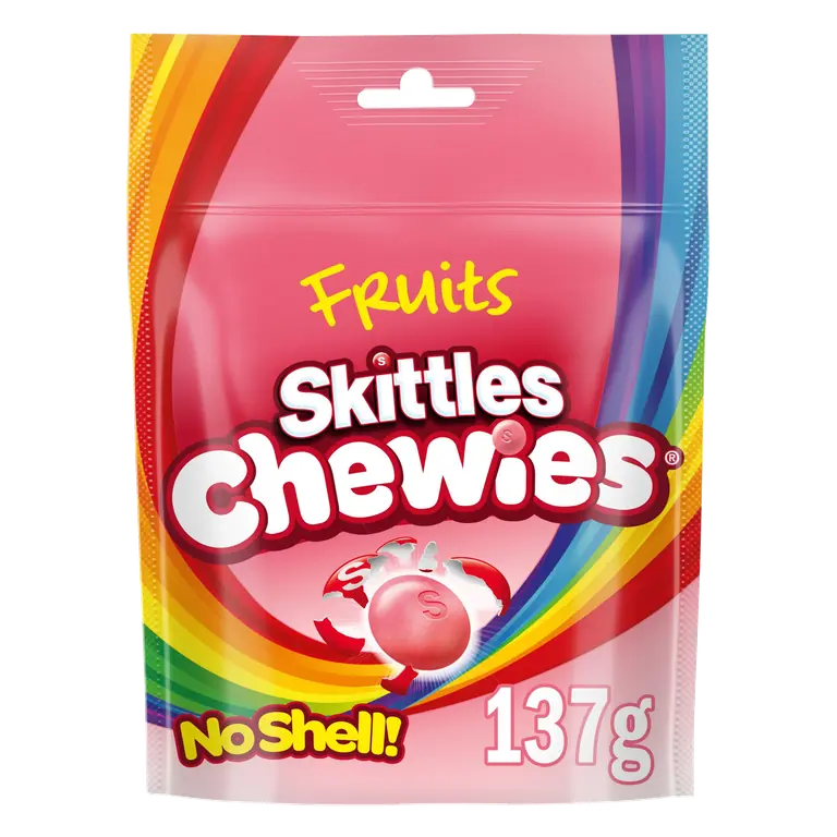 Skittles Chewies Fruits Sweets Pouch Bag 137g