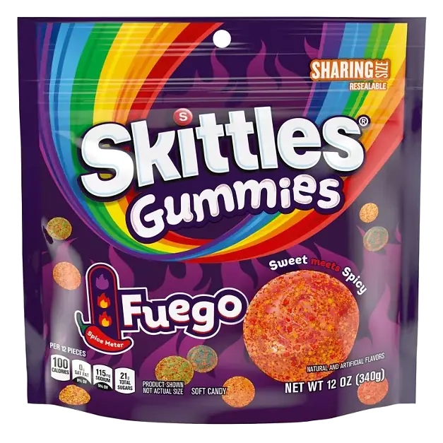 Fuego Gummies Sharing Size