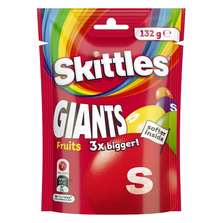 Giants Fruits Chewy Lollies Snack & Share Bag