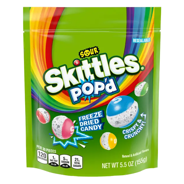 Pop'D Sour Freeze Dried Candy