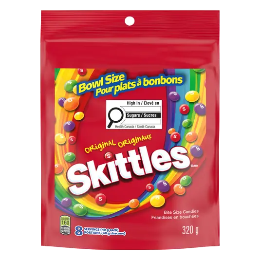 Chewy Candy Original Bowl Size Bag 320 g