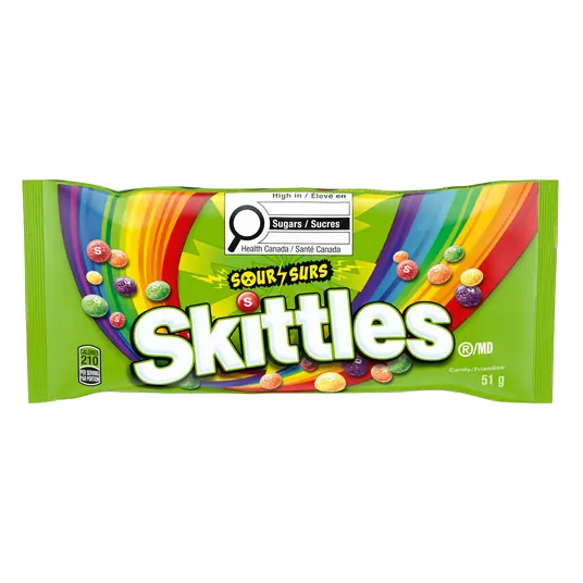 Chewy Candy Sour Full Size Bag 51 g