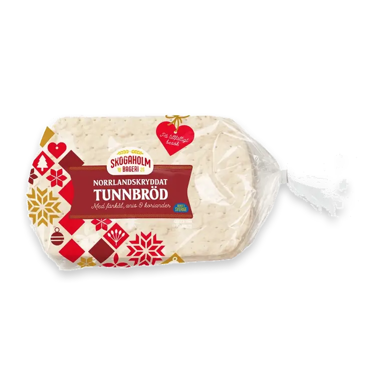 Norrlandskryddat tunnbröd 230g Fazer Bröd