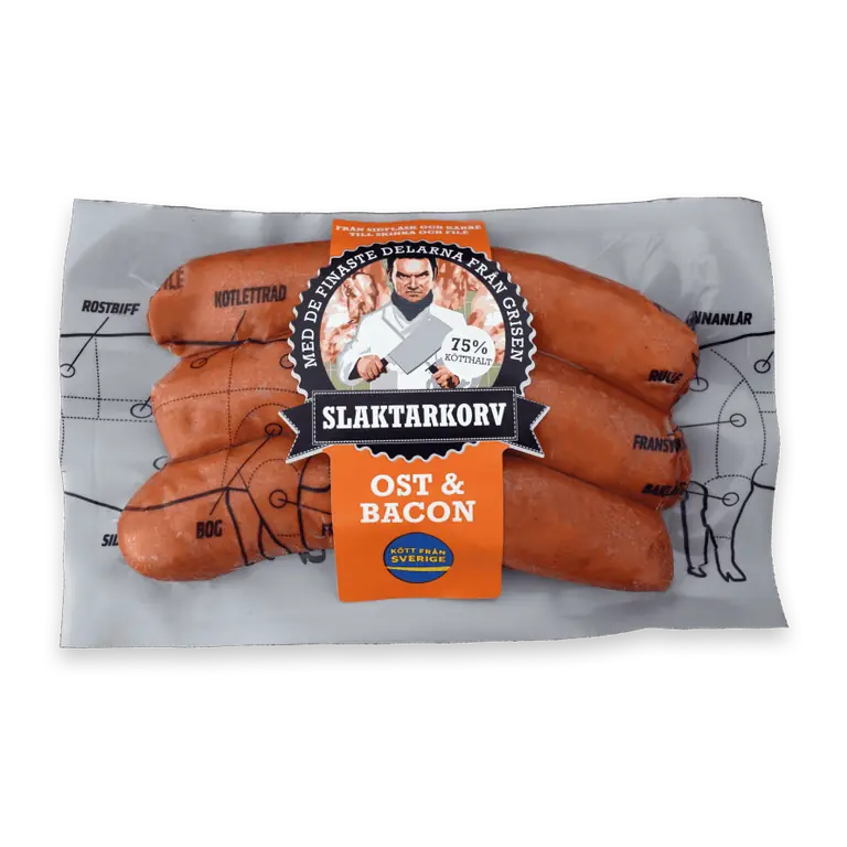Filékorv Ost & bacon