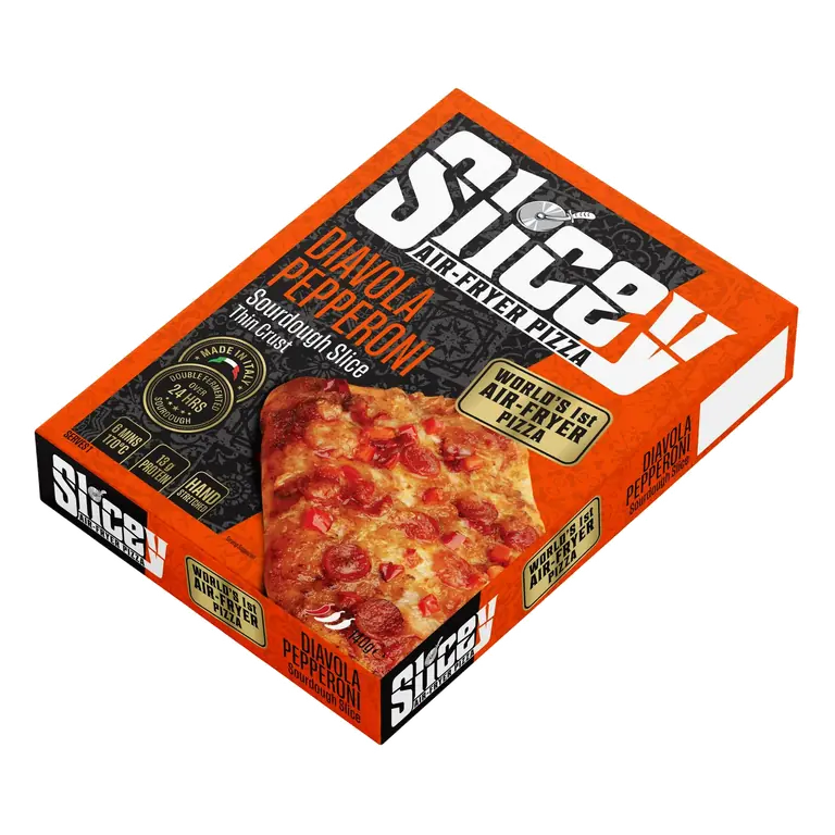 140g Diavola Spicy Sicilian Style Slice Thin Crust Air fryer Pizza