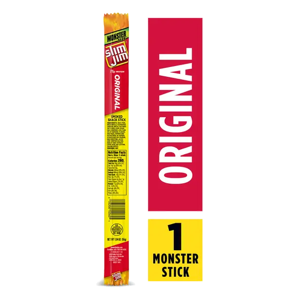 Monster Size Original Meat Stick, 1.94 oz. Meat Snacks