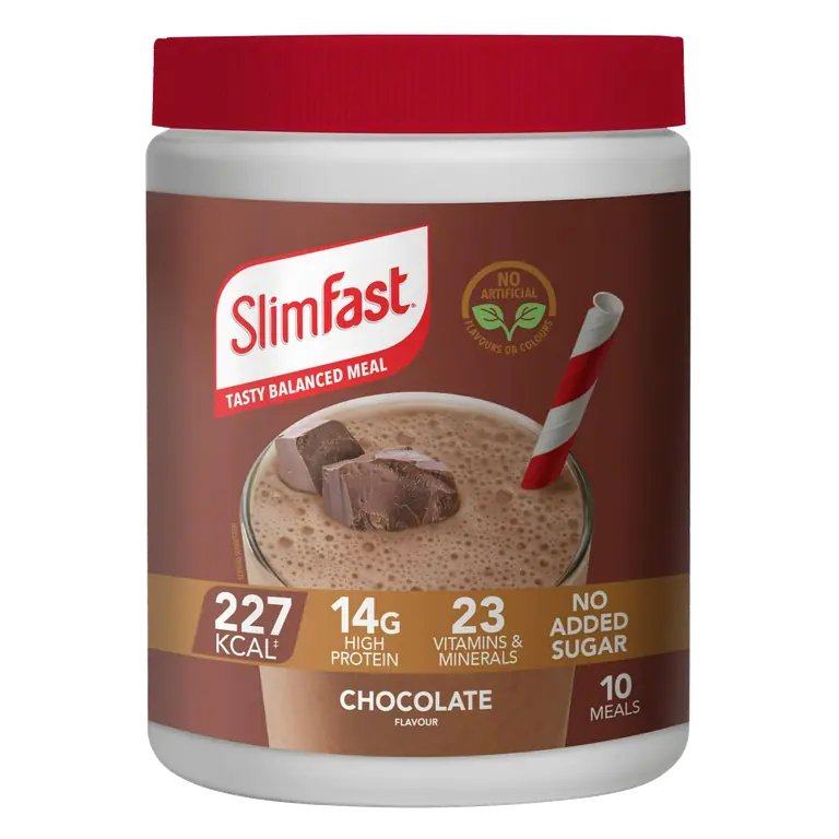 Meal Replacement Shake Powder Tin Chocolate Flavour 10 meals 375g