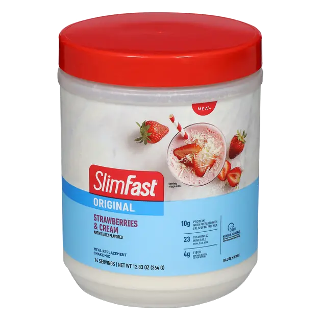 SlimFast Original Strawberries & Cream Meal Replacement Shake Mix