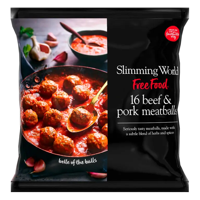 Slimming World 16 Beef & Pork Meatballs 320g