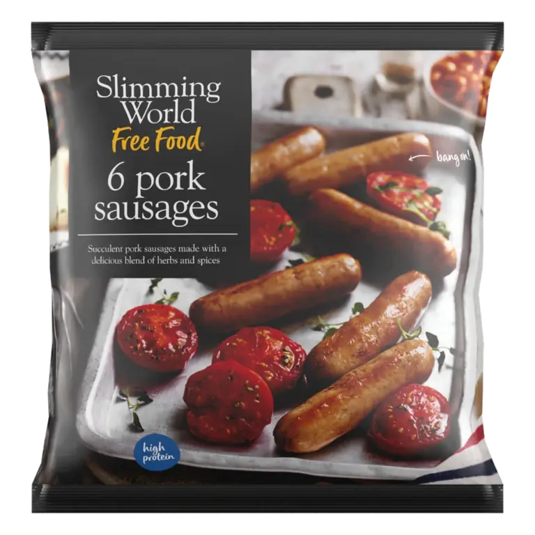 Slimming World 6 Pork Sausages 360g