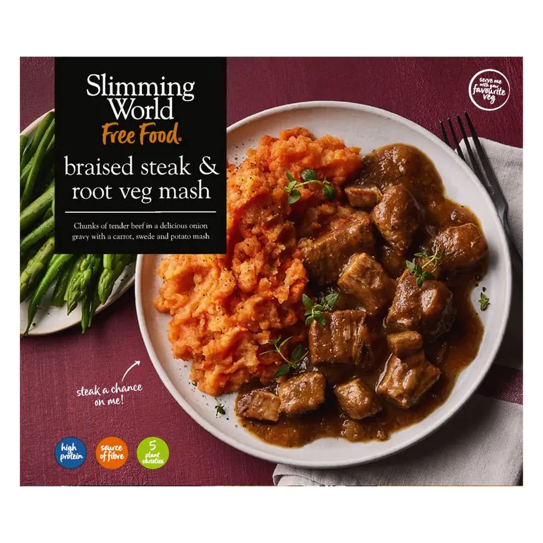 Slimming World Braised Steak & Root Veg Mash 550g