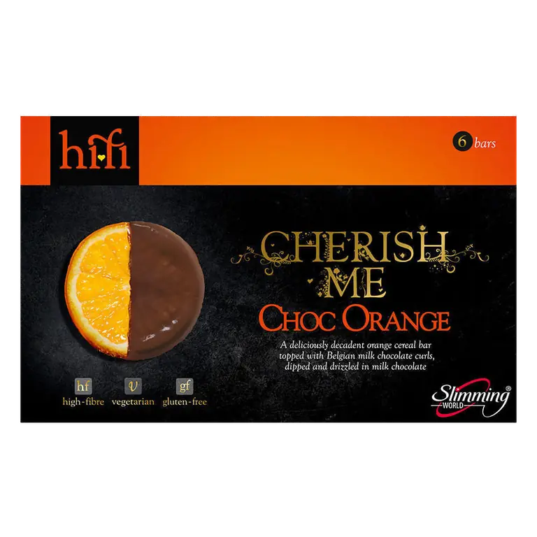 Slimming World Hifi Cherish Me Choc Orange 6 x 20g