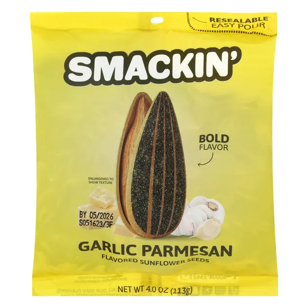 Garlic Parmesan Flavored Sunflower Seeds