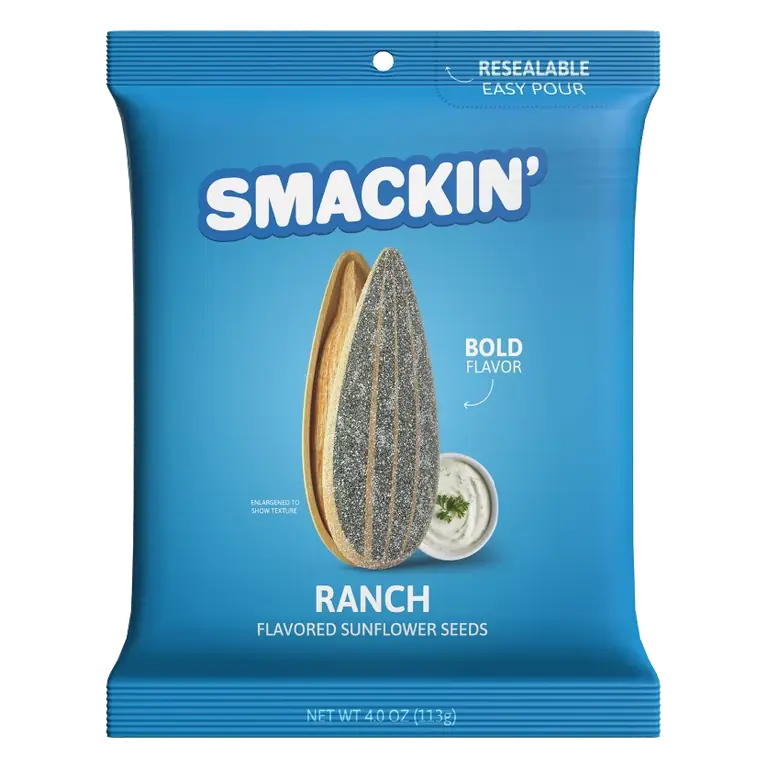 SMACKIN' Ranch Sunflower Seeds, 4oz: Salted