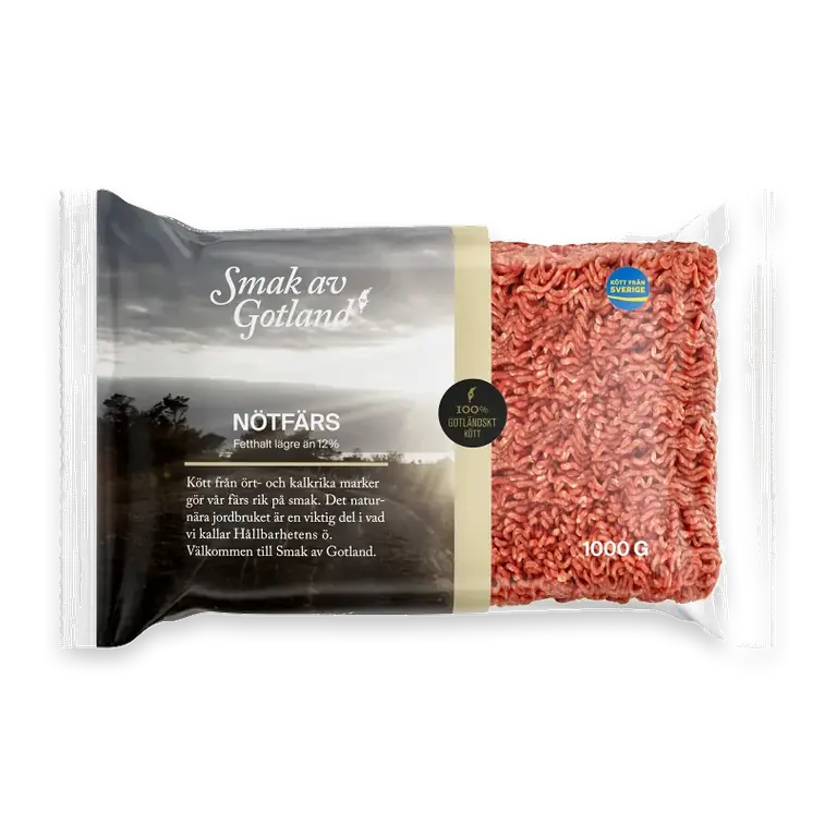 Nötfärs Färsk 12% 1kg