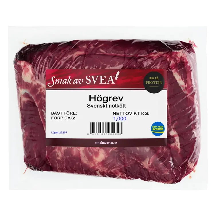 Högrev Färsk av nöt ca 1kg