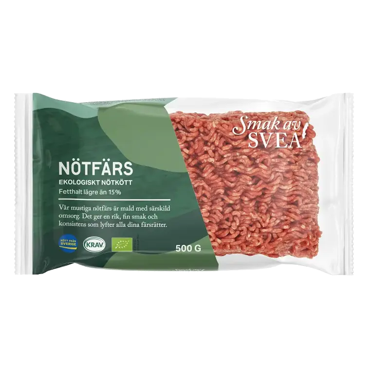 Nötfärs 15% 500g KRAV