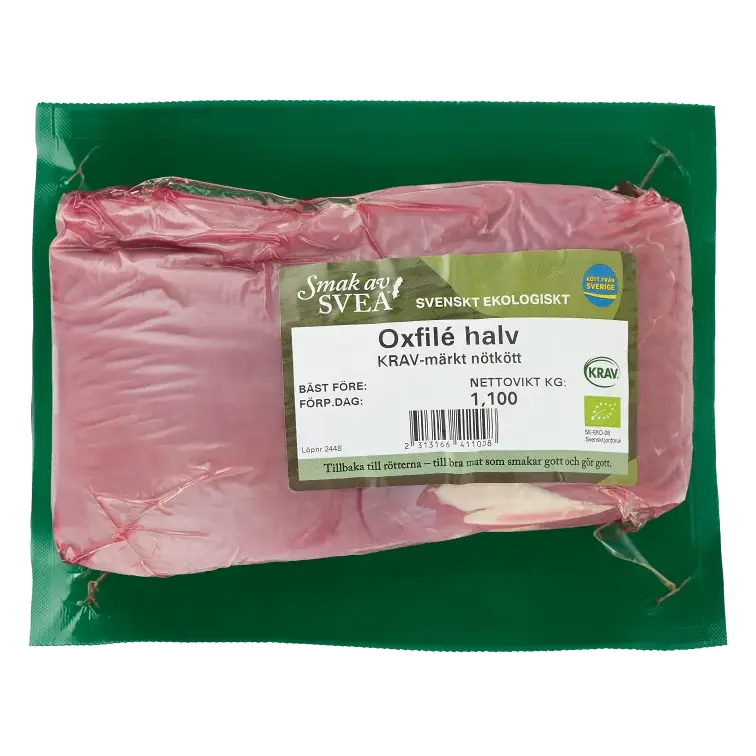 Oxfilé Färsk halv ca 1,1kg KRAV