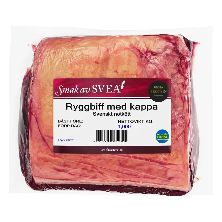 Ryggbiff Färsk med kappa ca 1kg