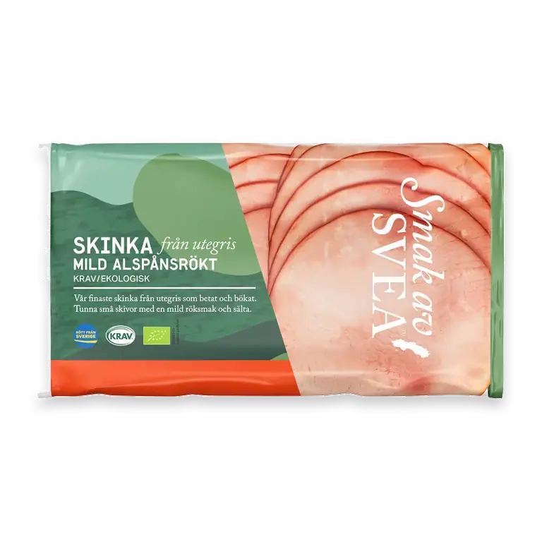 Skinka Alspånsrökt KRAV 100g