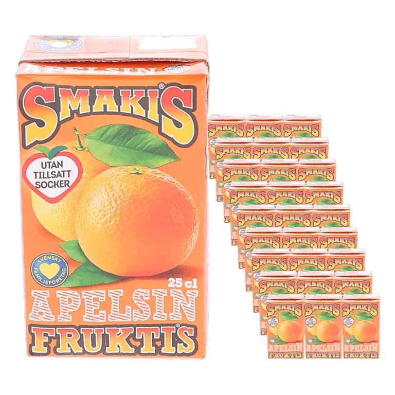 Fruktis Apelsin 27-pack