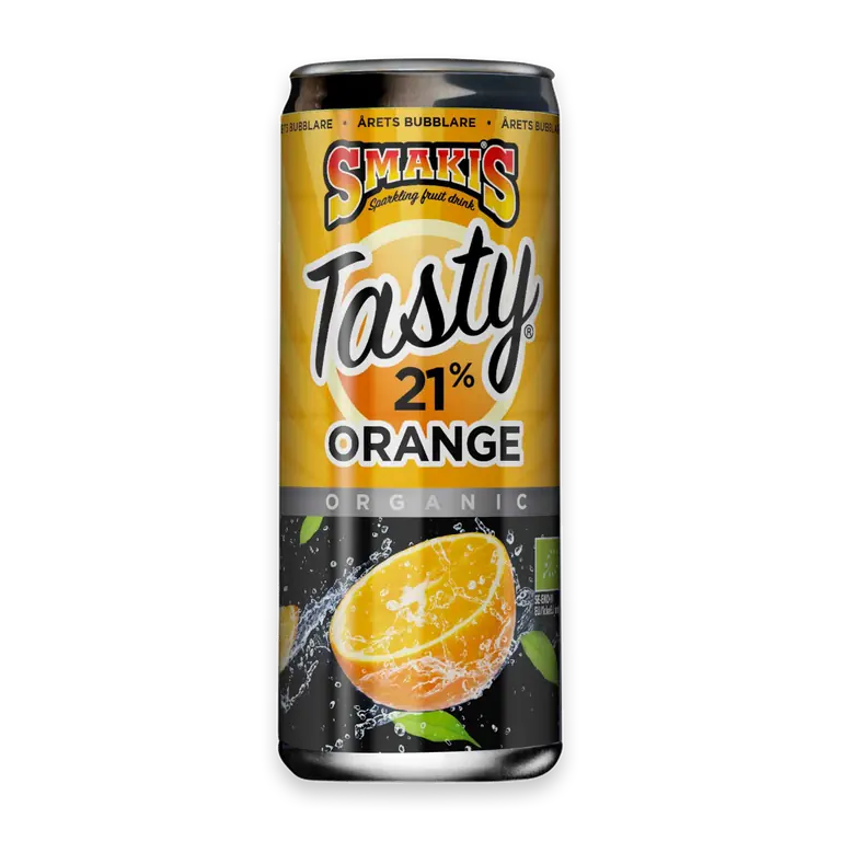 Kolsyrad fruktdryck Tasty Apelsin