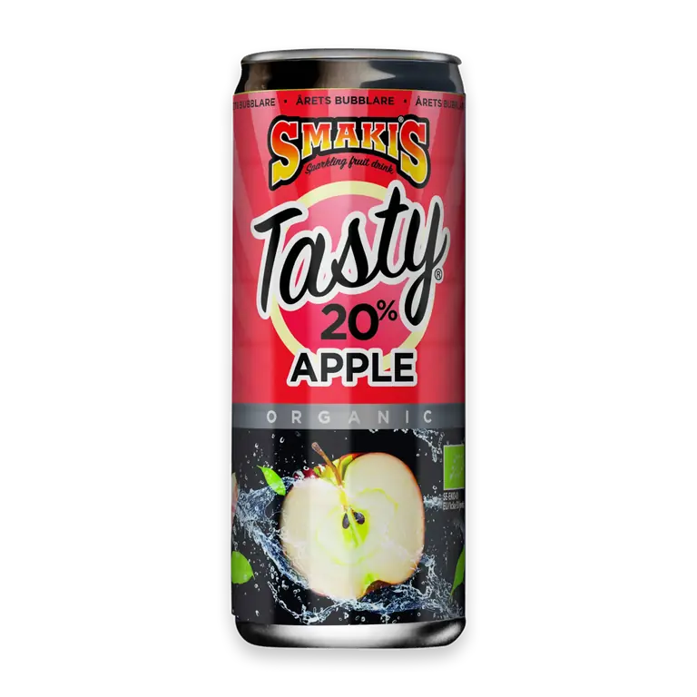 Kolsyrad fruktdryck Tasty Äpple