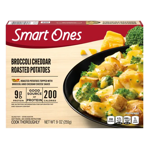 Broccoli & Cheddar Roasted Potatoes 9g Protein Frozen Meal