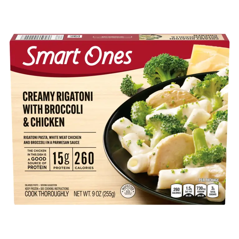 Creamy Rigatoni Pasta with Broccoli & Chicken Frozen Meal