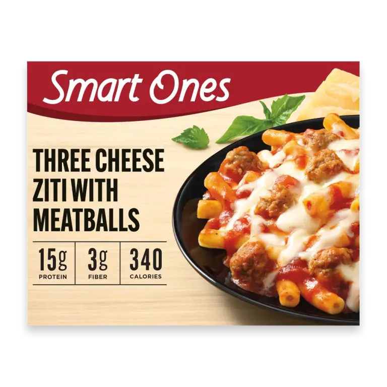 Three Cheese Ziti with Meatballs Frozen Meal
