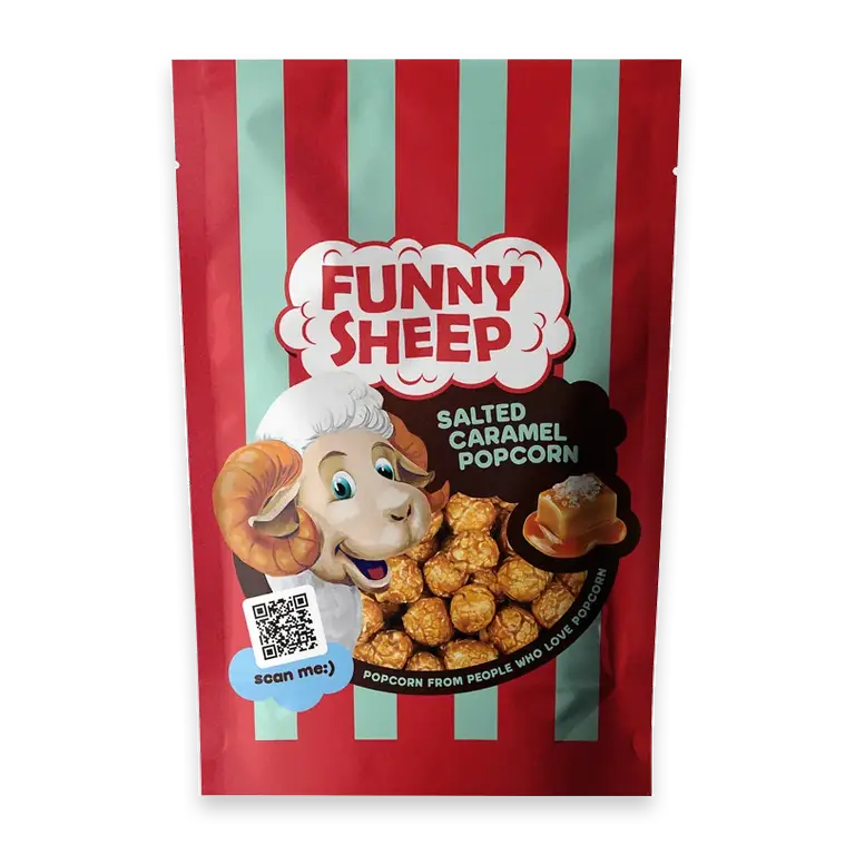 Funny Sheep Caramel Sea Salt Popcorn 90g