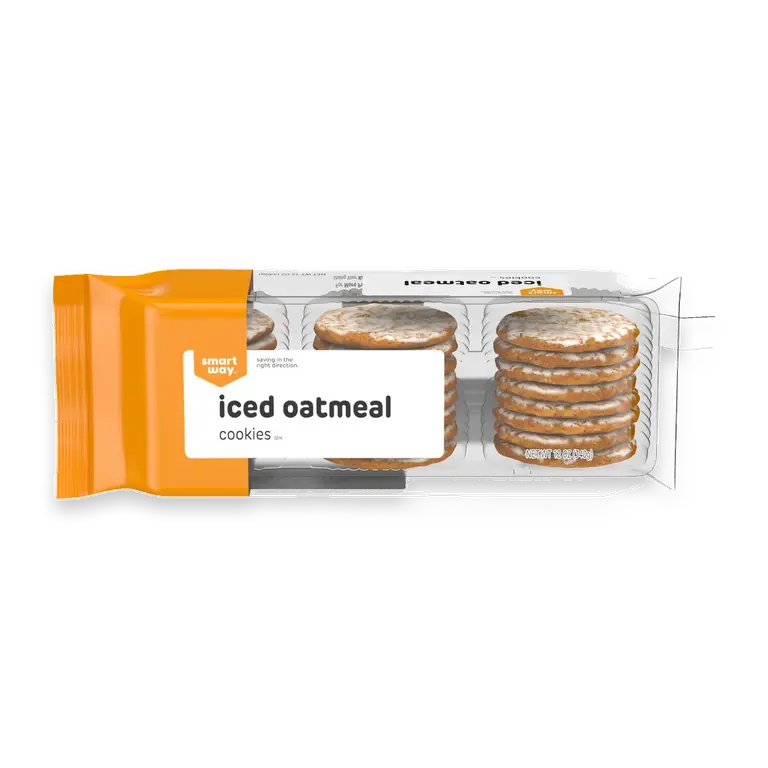 Iced Oatmeal Cookies