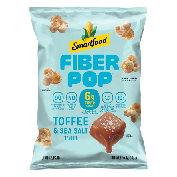 Fiber Pop Toffee & Sea Salt Popcorn