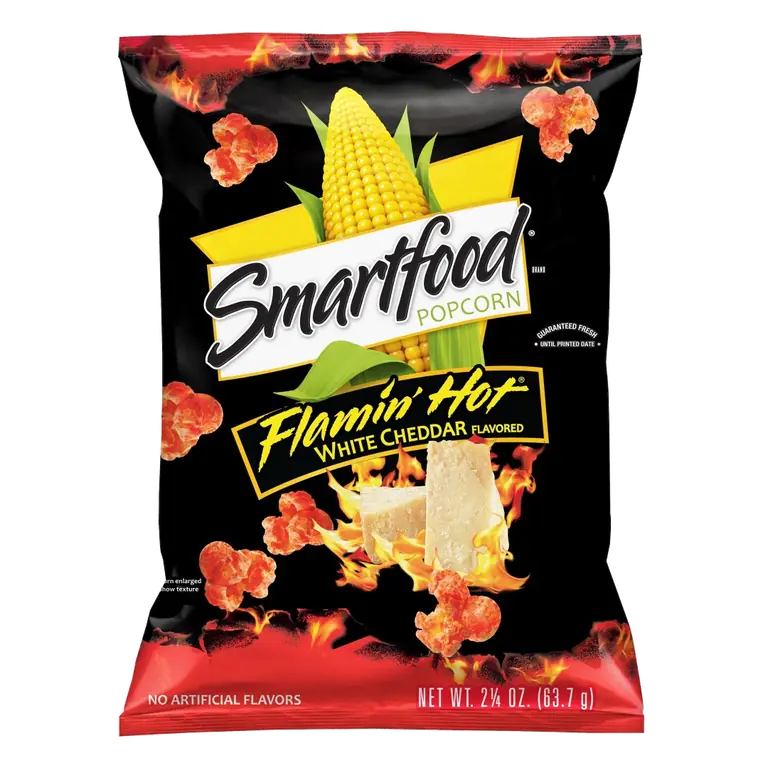 Flamin' Hot White Cheddar Flavored Popcorn
