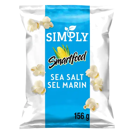 Simply Smartfood Delight Popcorn Sea Salt 156 g