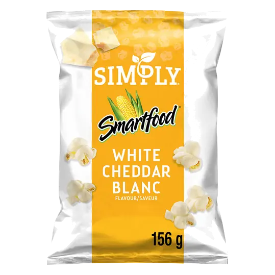Simply Smartfood Popcorn White Cheddar 156 g