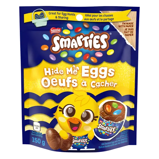 Nestle Smarties Milk Chocolate Hide Me Eggs 150 g