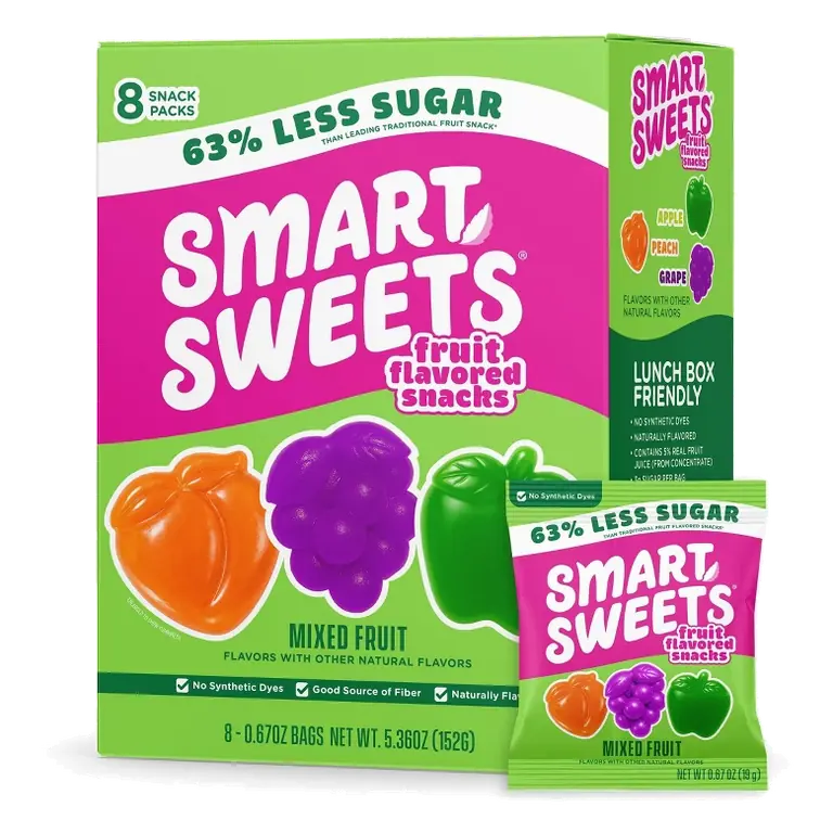 SmartSweets Mixed Fruit Snack Mix, 5.36oz/8pk