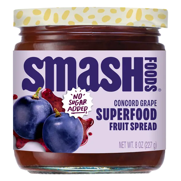 No Sugar Added Concord Grape Superfood Fruit Spread