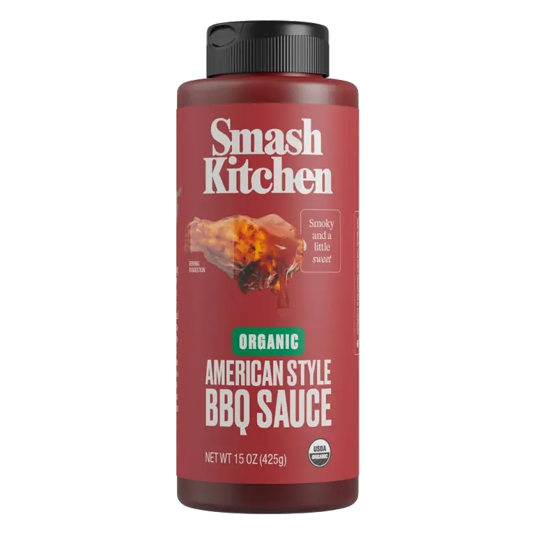 Smash Kitchen Organic American Original BBQ Sauce, 15oz