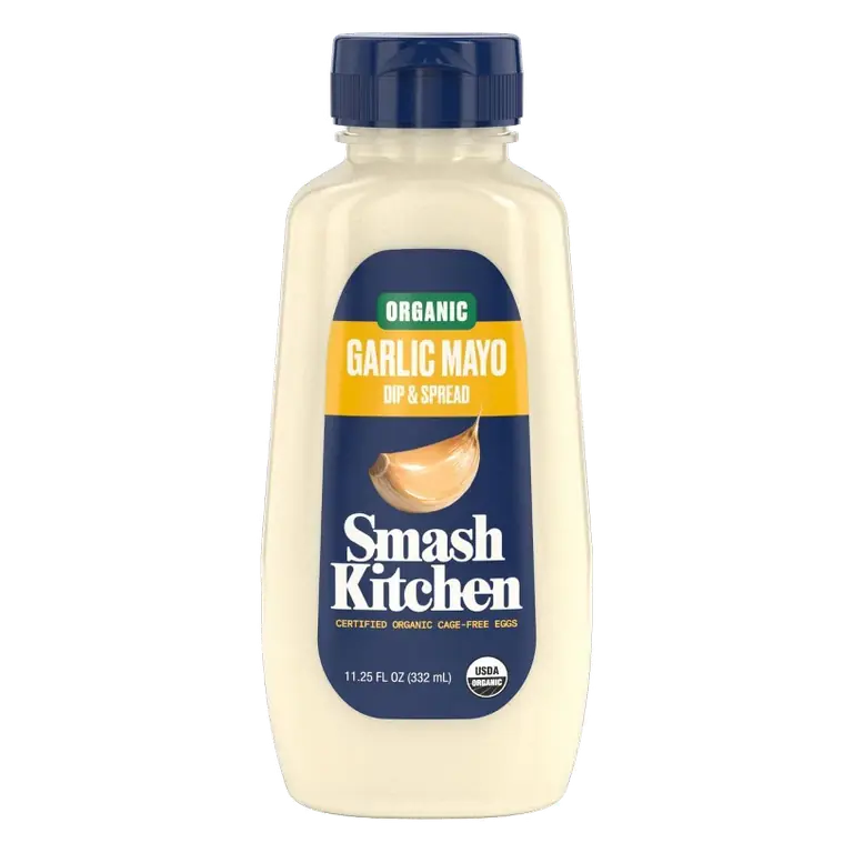Smash Kitchen Organic Garlic Mayonnaise, 11.25 fl oz