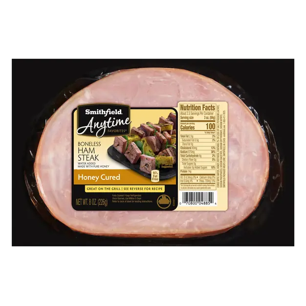 Anytime Favorites Boneless Honey Cured Ham Steak