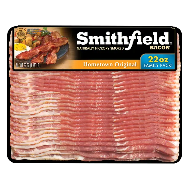 Hickory Smoked Hometown Original Bacon Sliced Family Pack