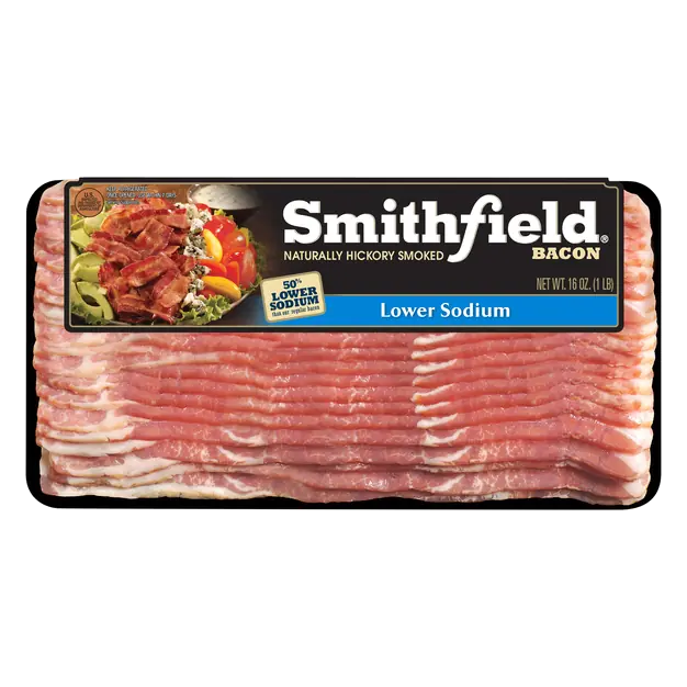 Lower Sodium Hickory Smoked Bacon Sliced