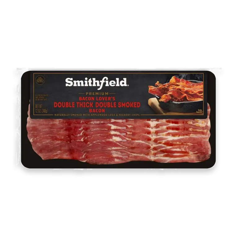Premium Bacon Lover's Double Thick Double Smoked Bacon